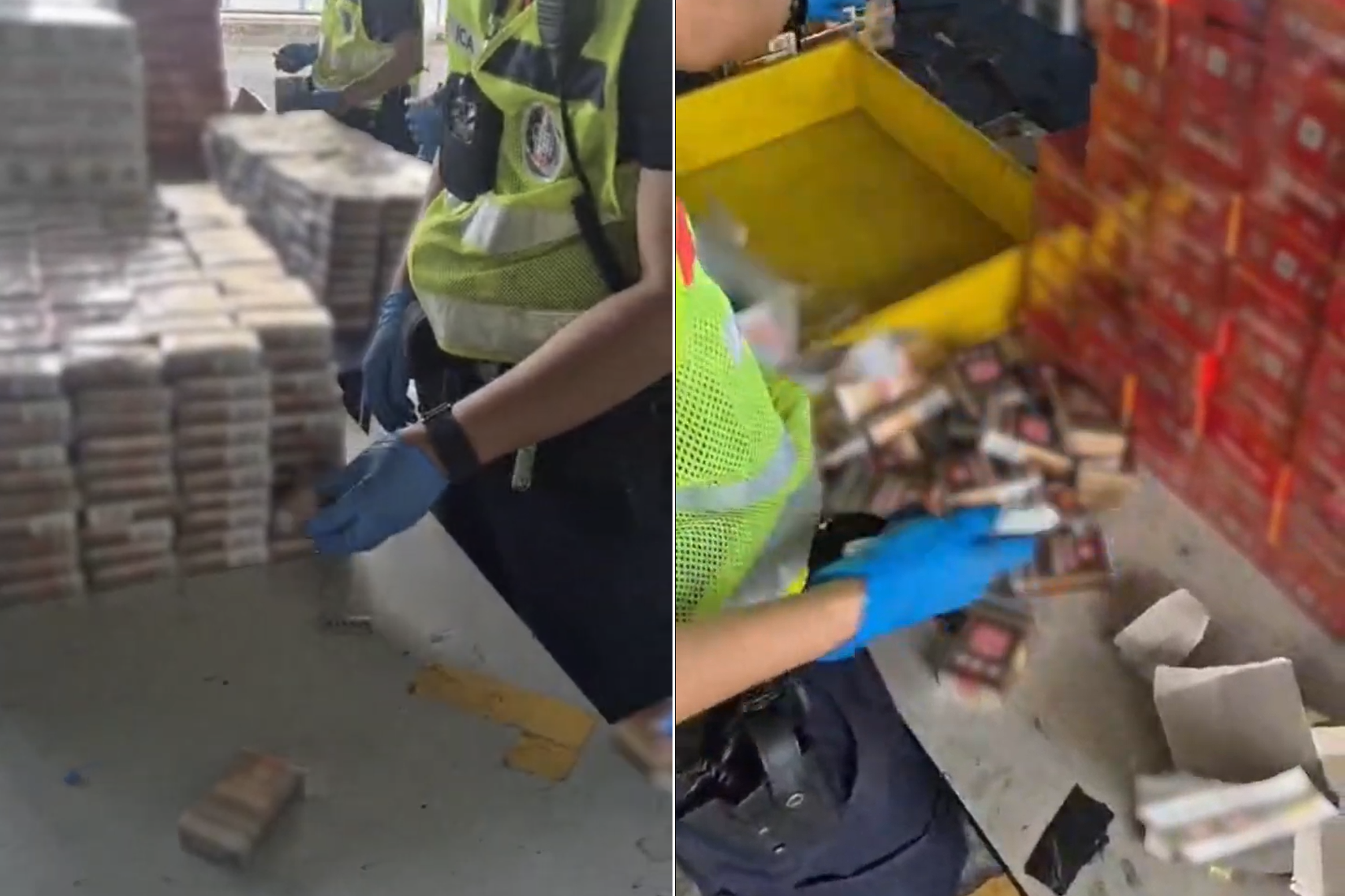 ICA search and examination officers uncovered over 460 cartons and 1,100 packets of duty-unpaid cigarettes from various modified compartments of the Malaysia-registered car.