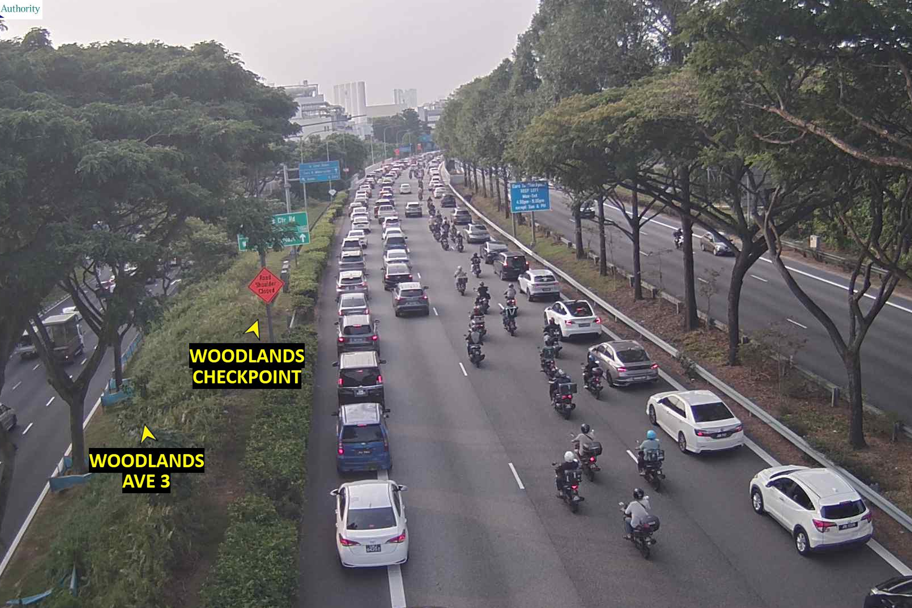 Traffic tailback to Exit 10B on BKE at 5.45pm on Aug 28.
