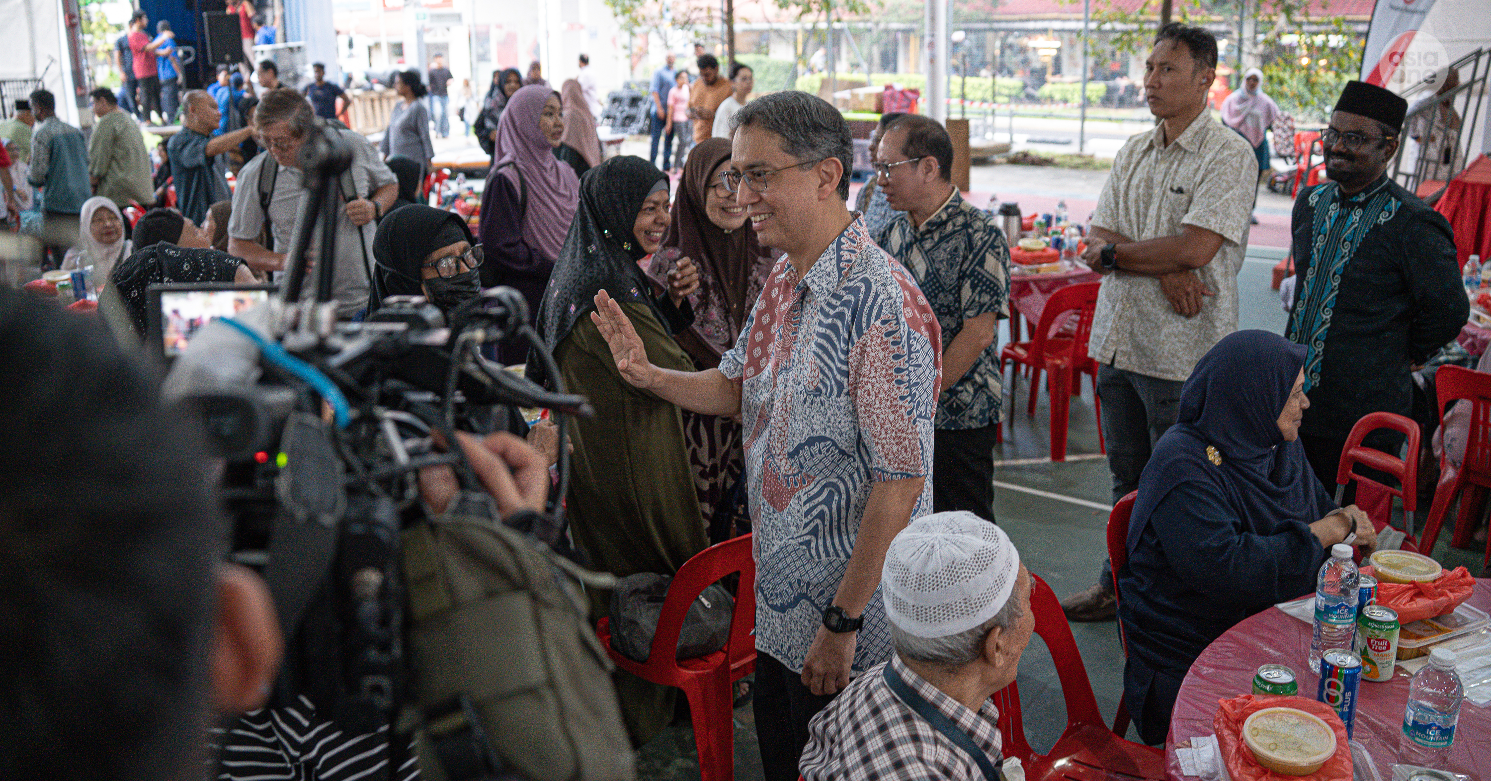 Assoc Prof Faishal Ibrahim attending a breaking of fast event earlier in March. 