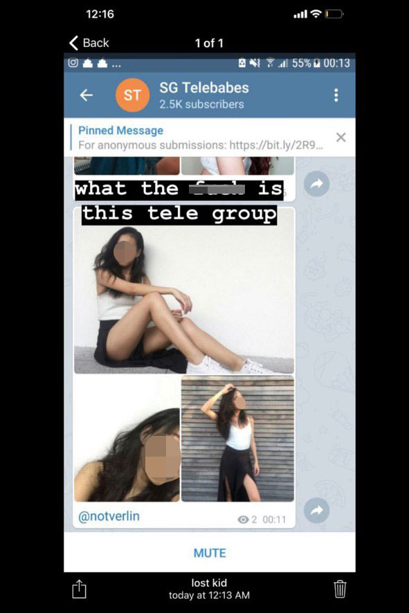 Woman Files Police Report Against Telegram Channel Perverts Who Slid