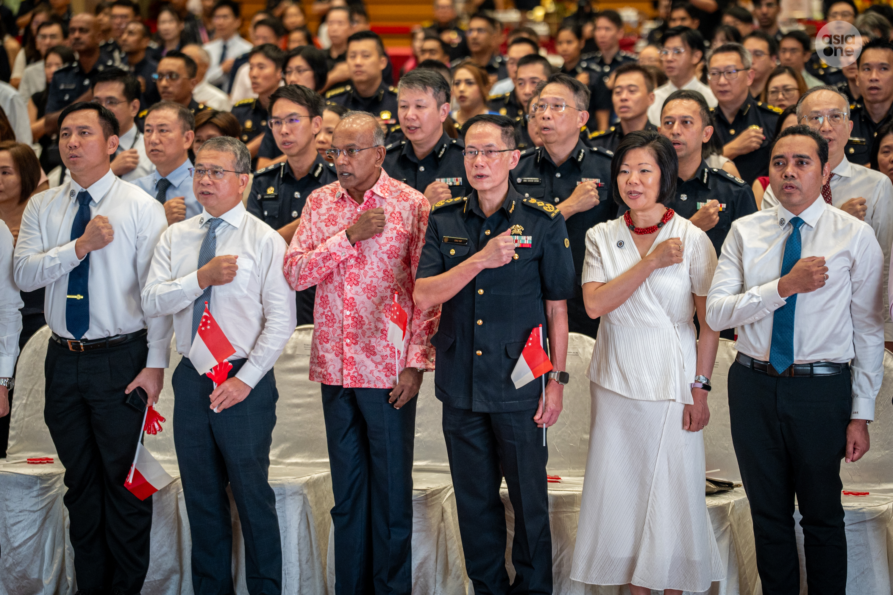 This year, 103 Home Team (HT) officers, 17 HT volunteers, nine organisations, three team projects/operations, and 23 members of public (Public Spiritedness and Home Team Partners Award categories) received the Minister for Home Affairs National Day Awards at the HT National Day Observance Ceremony on 29 July 2026 (Wednesday). 