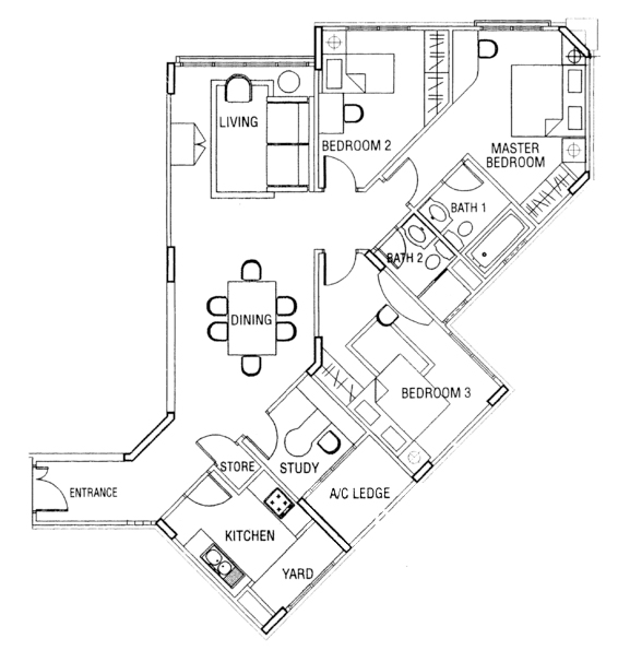 10 condos under 1.2m for small families (with floor plans