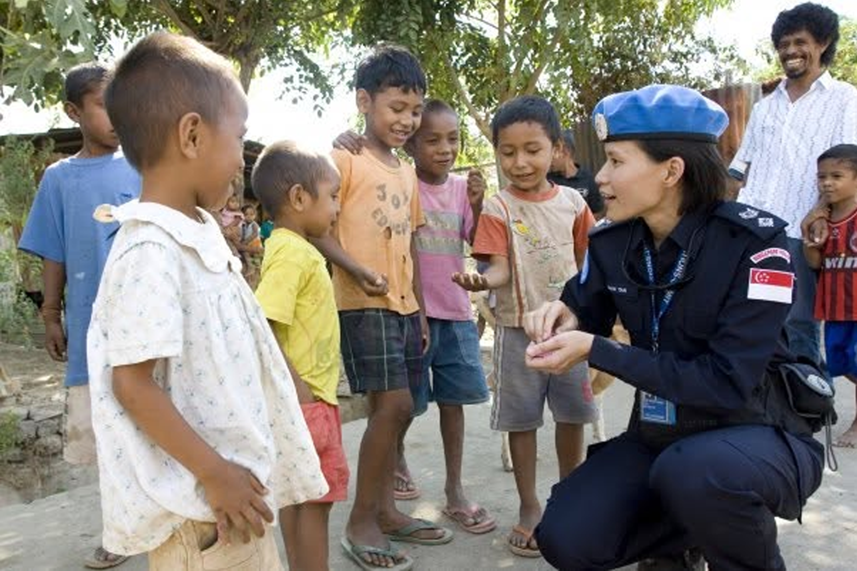 Singapore's police officers were part of the United Nations' civilian police contingent that contributed to community policing, human rights compliance and training there.
