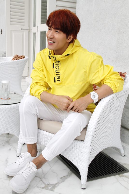 Jerry Yan's all smiles while reminising the good times with F4.Photo: ...