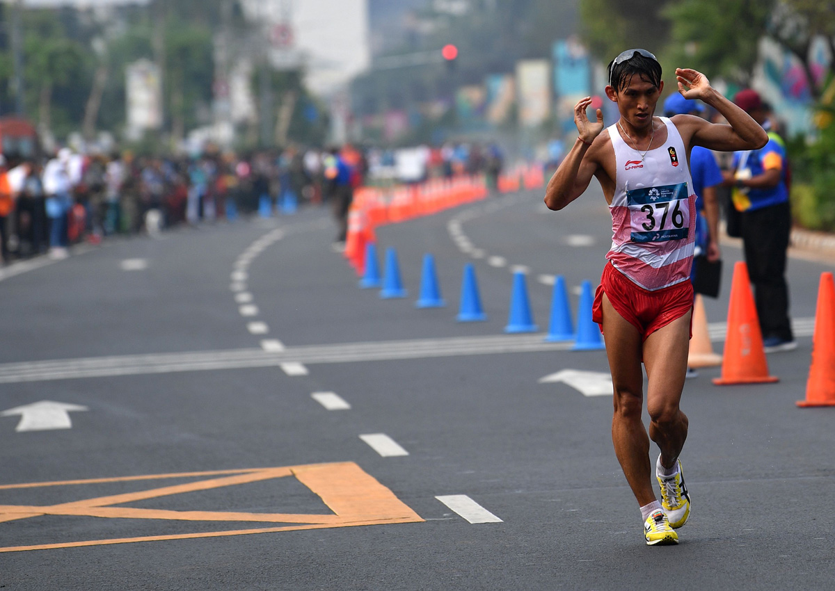 'This is Indonesia': Asian Games race-walker collapses after 50km of ...