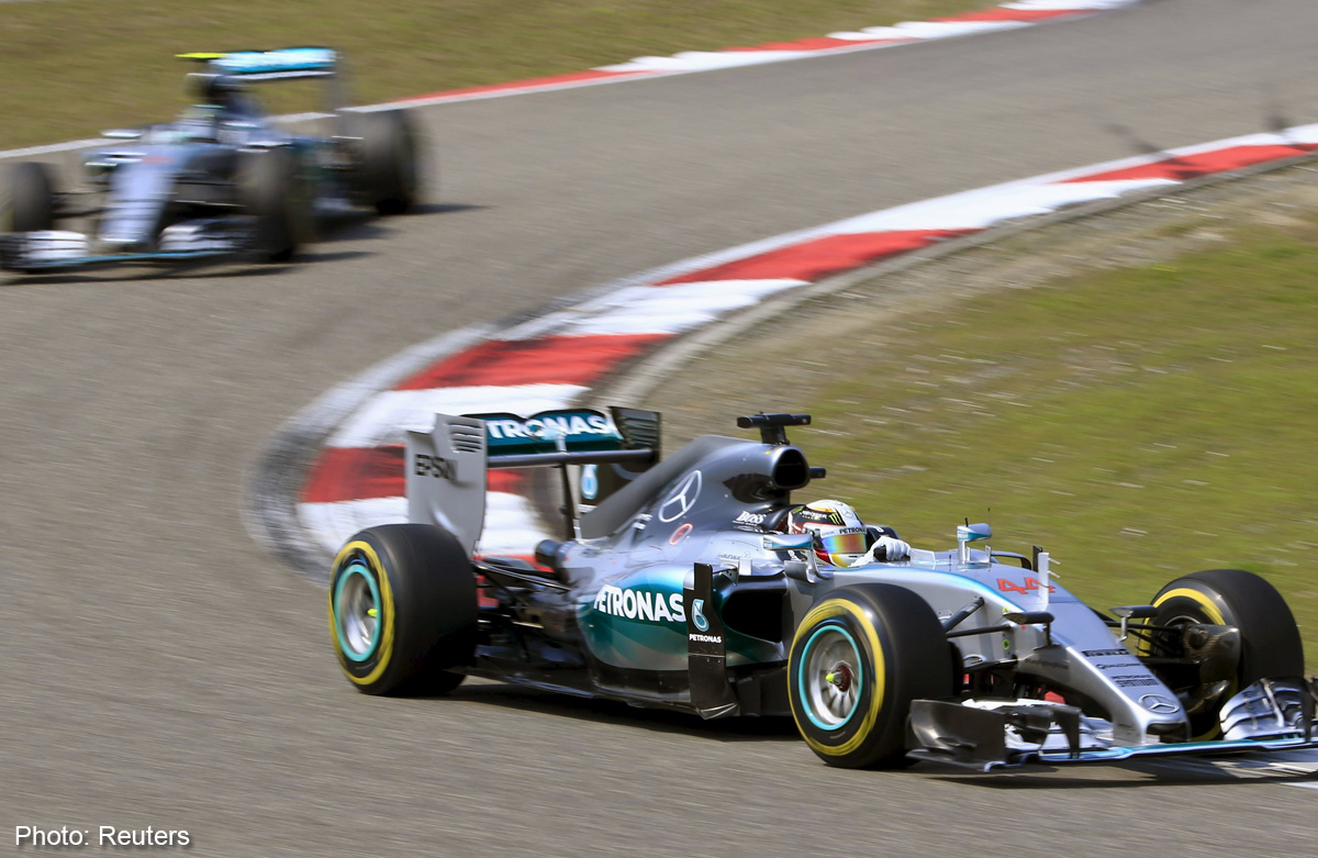 Formula One Hamilton Wins In China As Rosberg Fumes News Asiaone