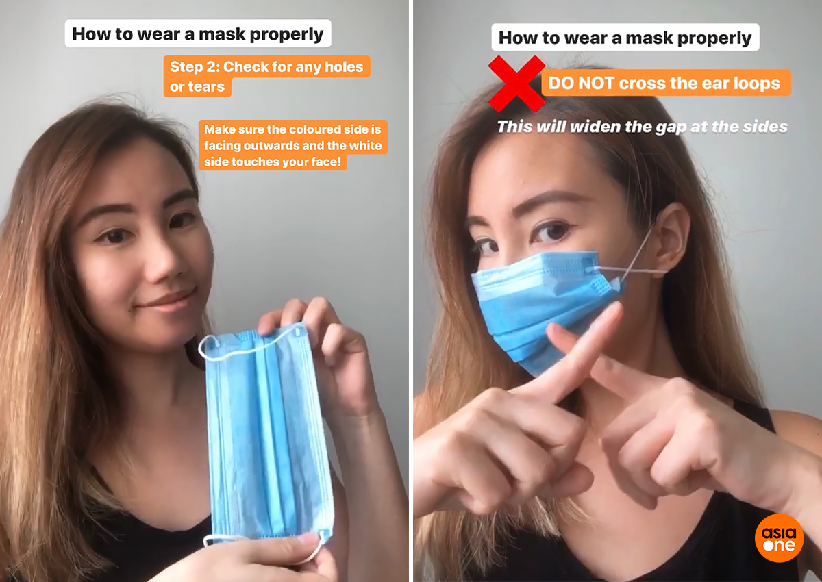 How To Wear A Disposable Face Mask The Right Way And Make It Fit Better Lifestyle News Asiaone