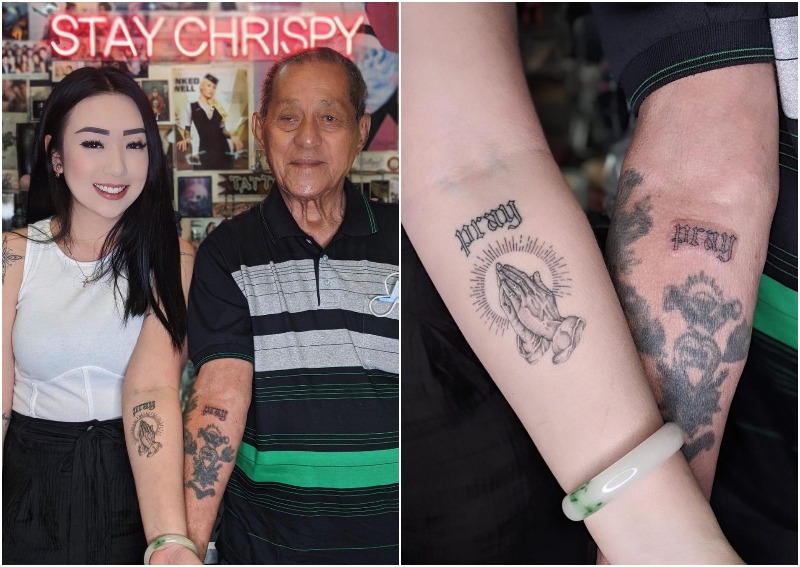 He was actually really excited': This woman got matching tattoos with her  91-year-old grandpa, Lifestyle News - AsiaOne