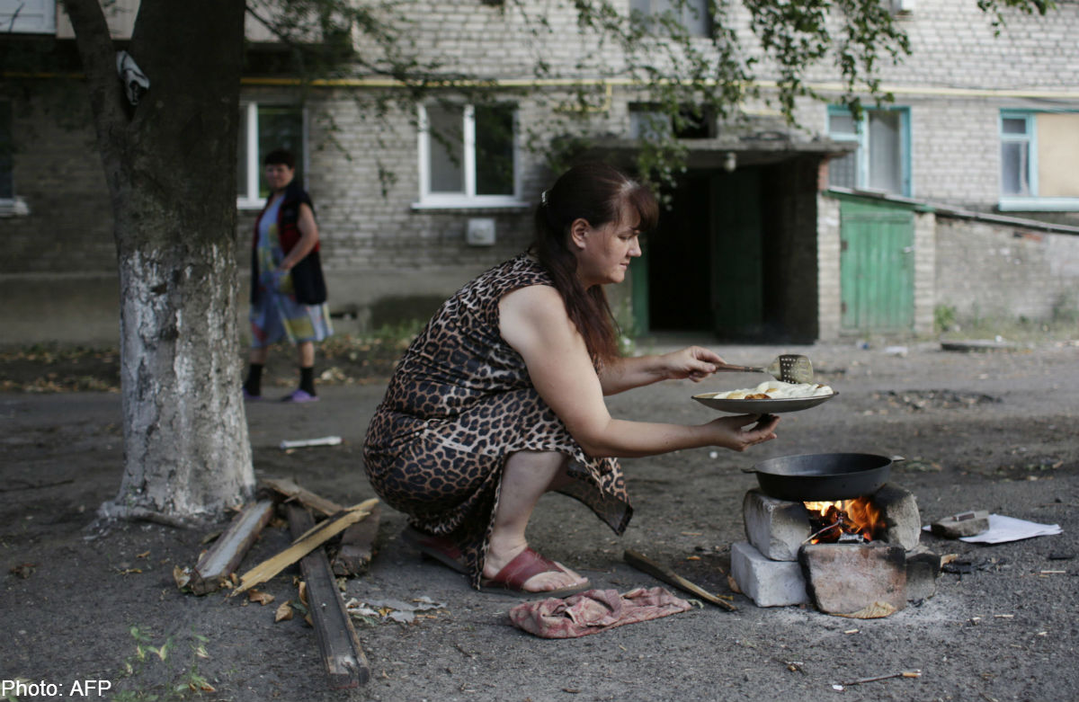 Как живут сейчас люди на украине. Мирные жители на улице.