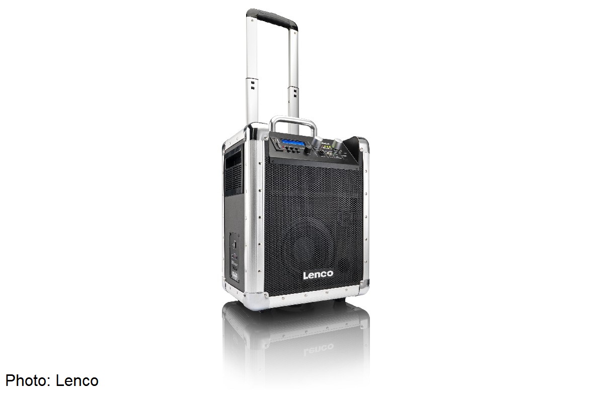New portable sound system Lenco PA81 Portable Trolley Speaker