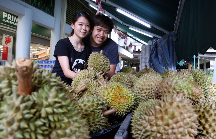 Couple give away 2,200kg of durian to celebrate wedding anniversary