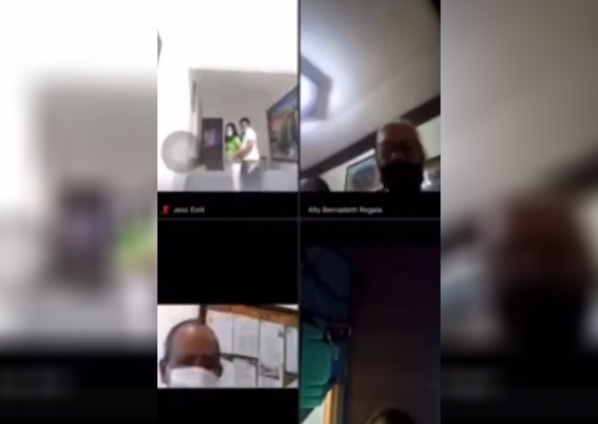 Caught in the act: Fillipino village officials unwittingly broadcast sex session on Zoom ...