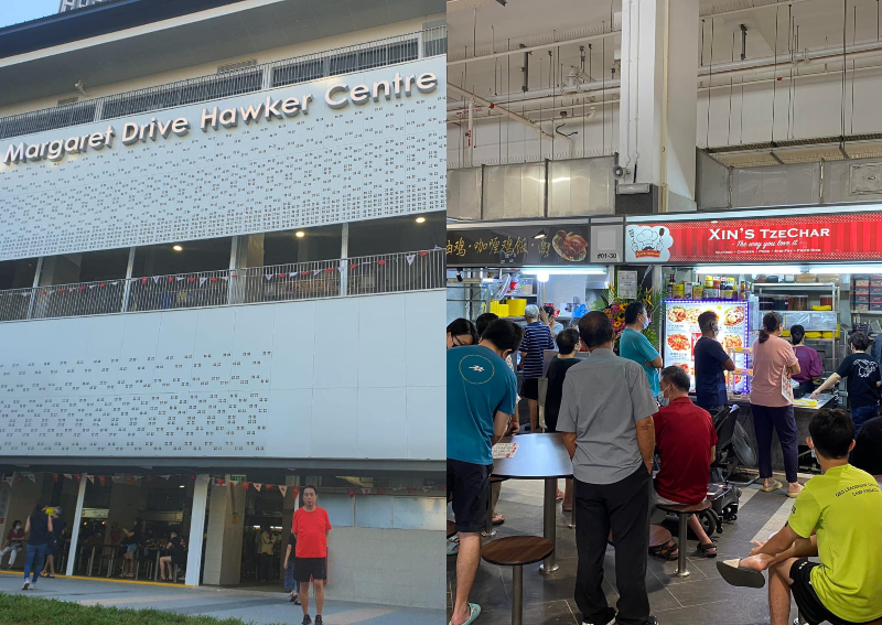 A quiet start for the new Margaret Drive Hawker Centre, but here are