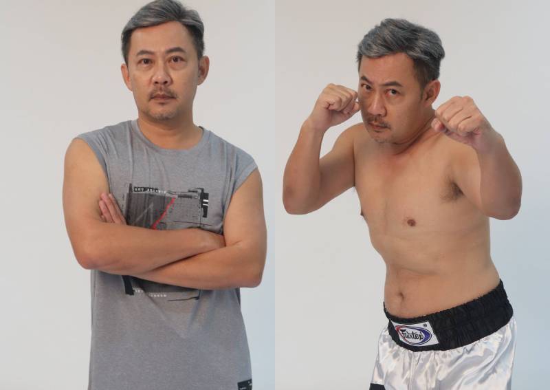 Yao Wenlong learns muay thai for his role in Strike Gold. 