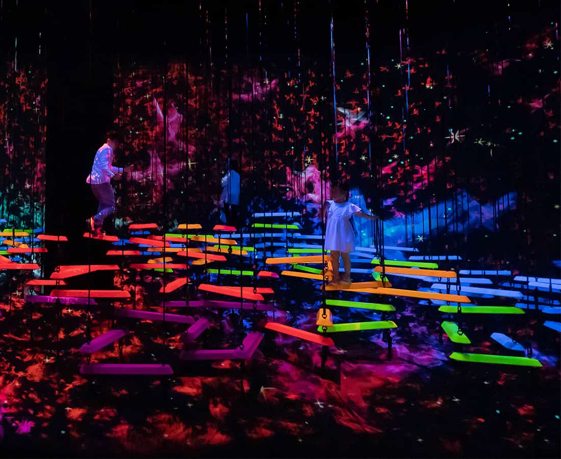 teamLab's Future World Exhibit at ArtScience Museum explores new