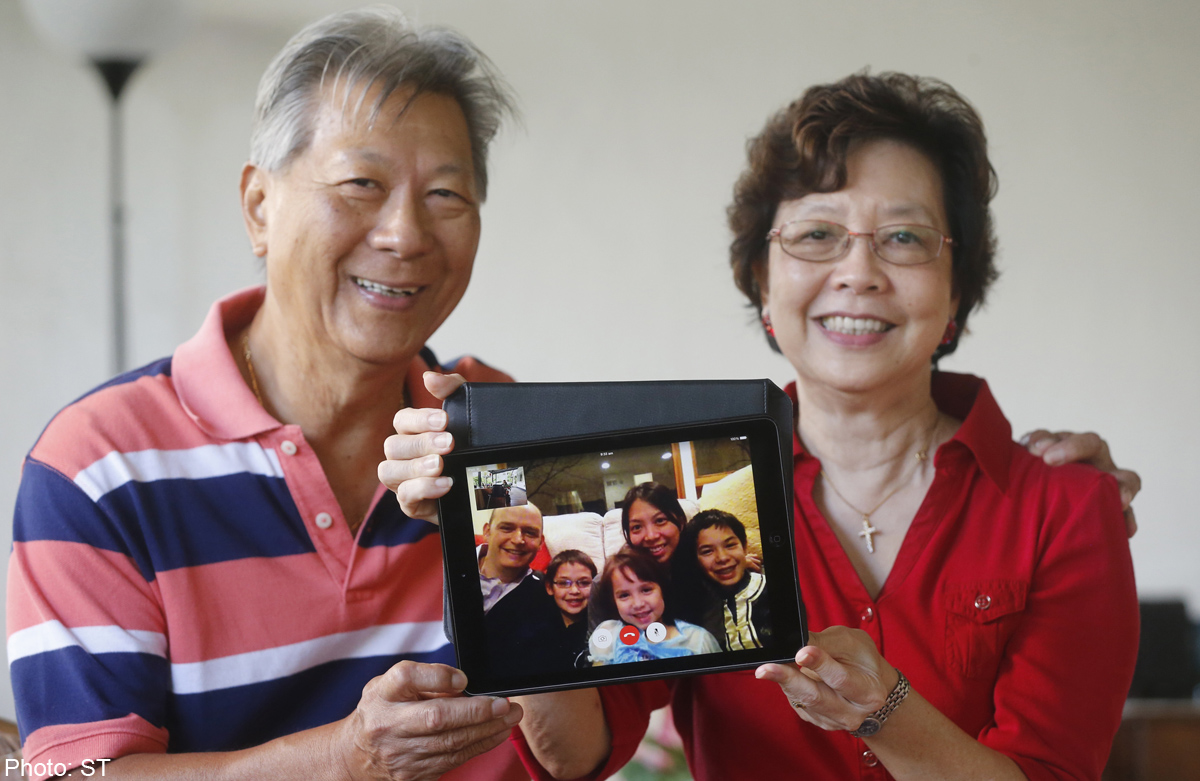Technology helps grandparents stay connected with grandchildren living