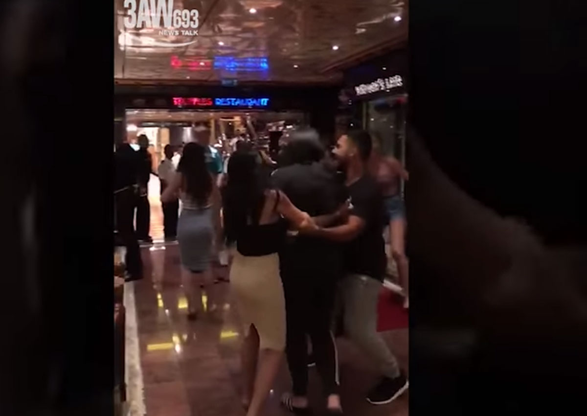 brawl on cruise ship