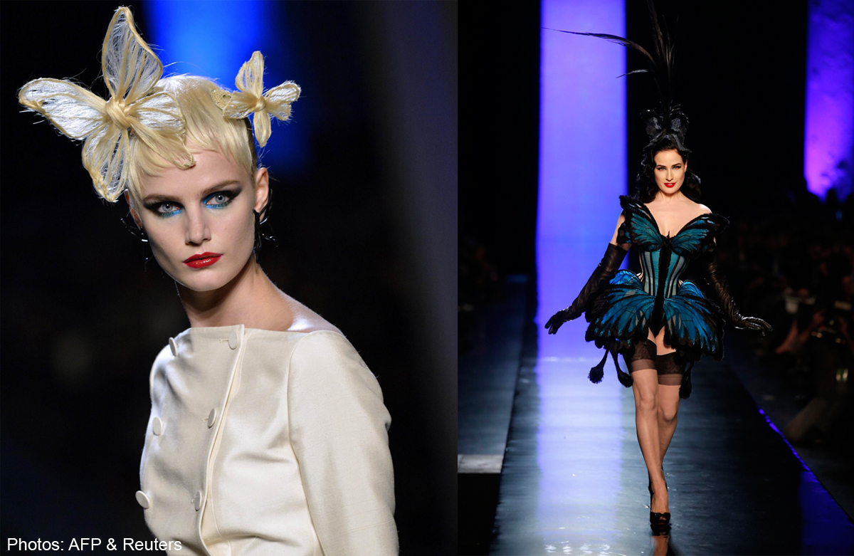 Jean Paul Gaultier's Paris catwalk 