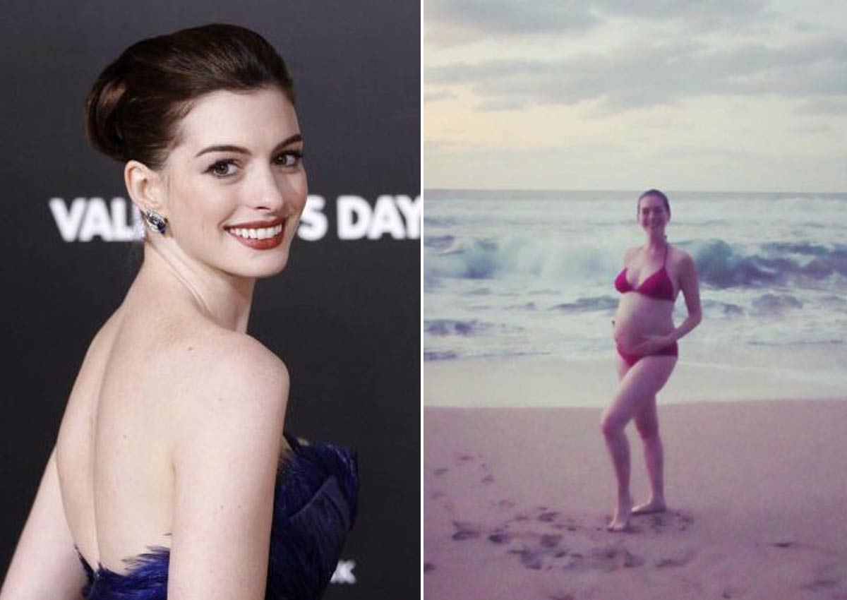Actress Anne Hathaway shares bikini photo 'on her own terms' .