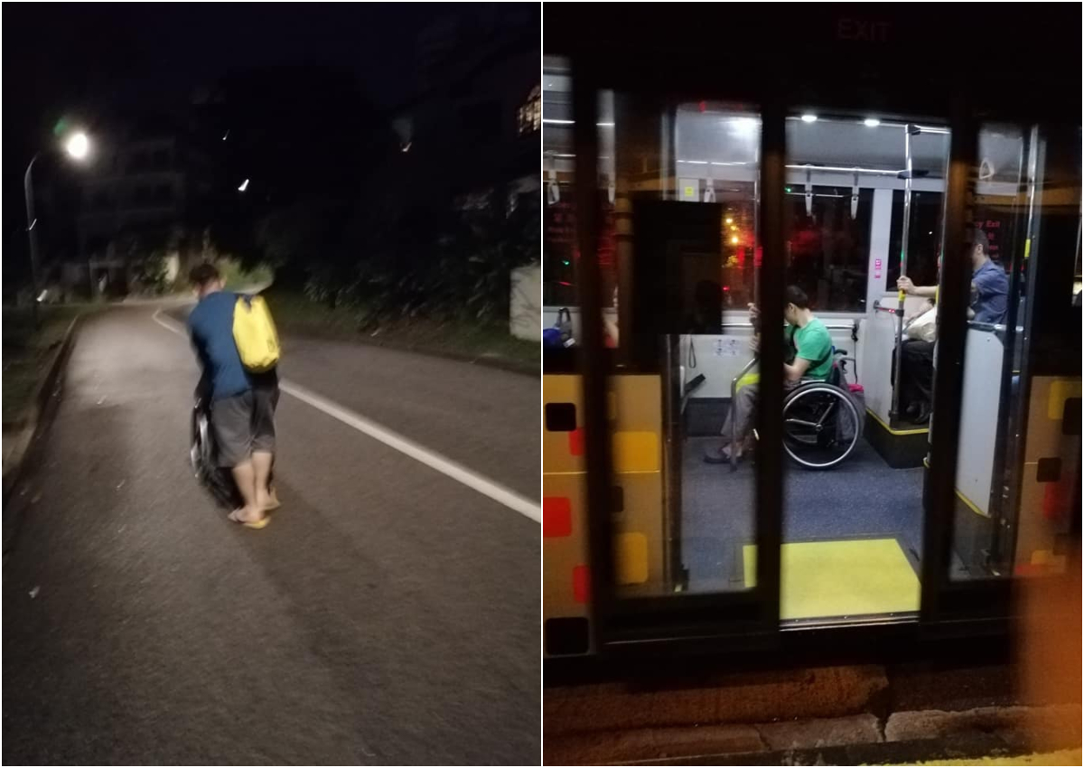 Wheelchairbound food courier has order cancelled despite spending half