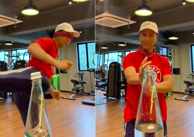 Daily roundup Donnie Yen nails 'Bottle Cap Challenge' blindfolded