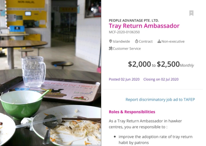 Tray Return Ambassador Job Ad Offering 2 500 Salary Gets Flak On 