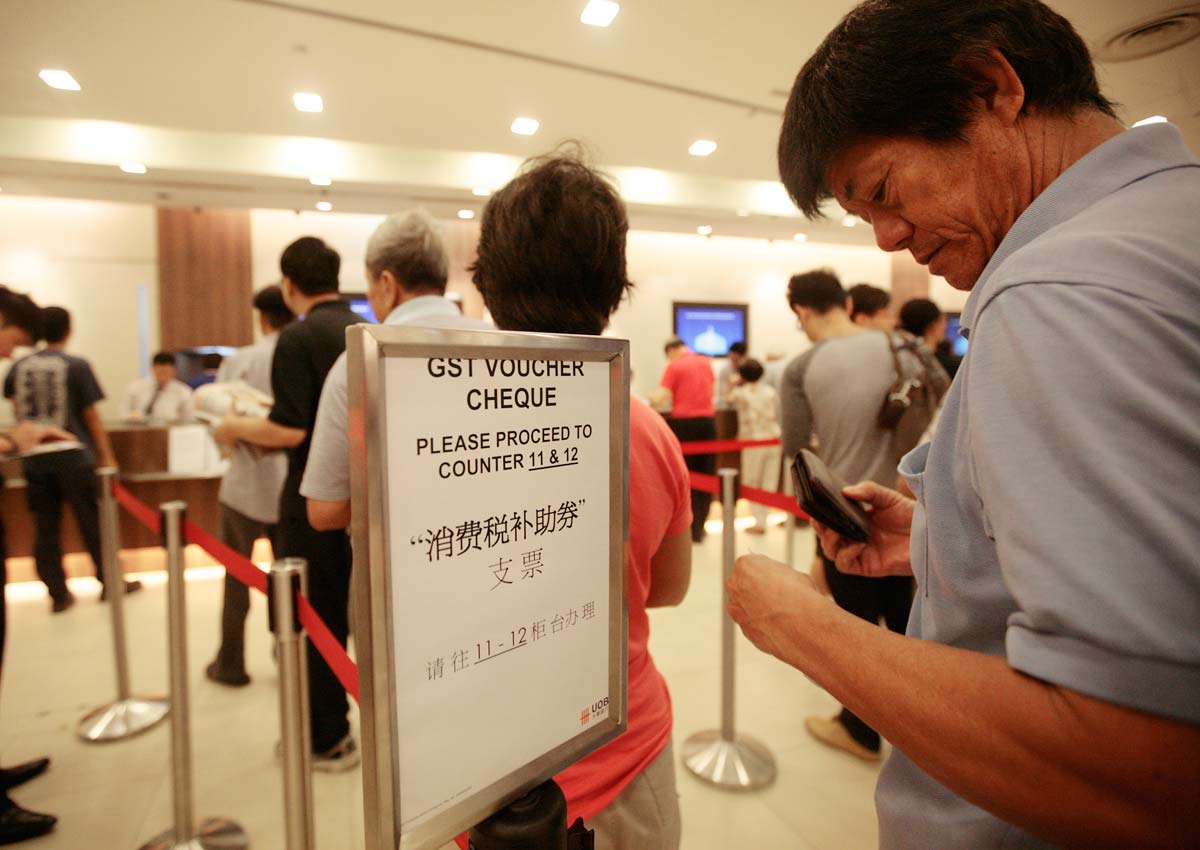 1.54 million Singaporeans to get 890 million of GST vouchers and