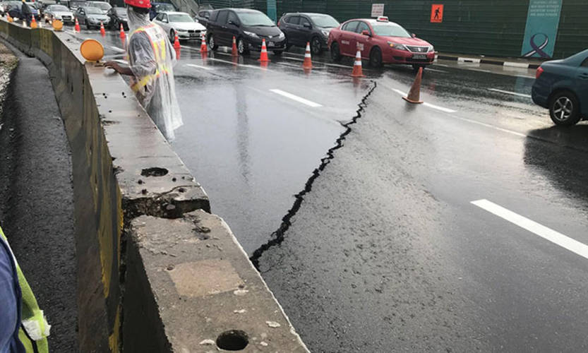 Cracks on Adam Rd repaired, all lanes reopened, Singapore News - AsiaOne