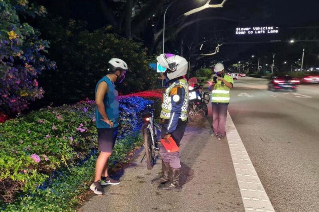 Riding illegally on Singapore expressways, more cyclists caught this ...