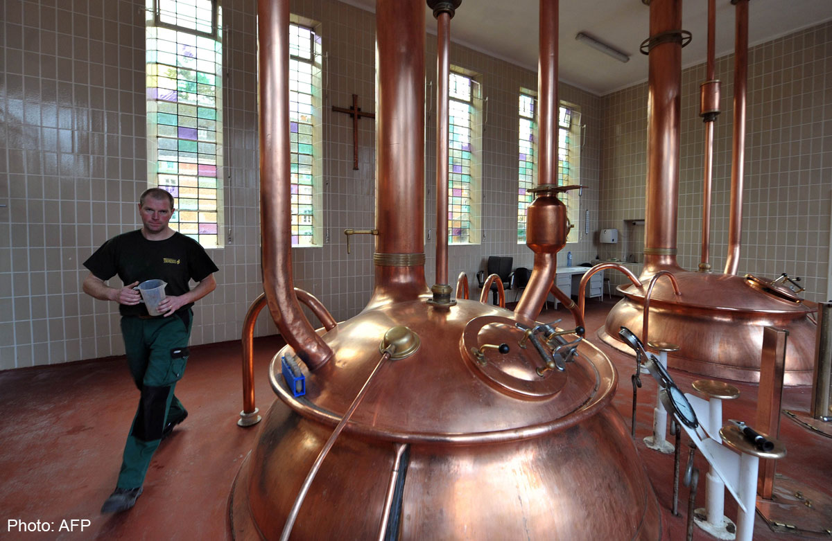 Belgian monks tested by success of their Trappist beer, Food, World