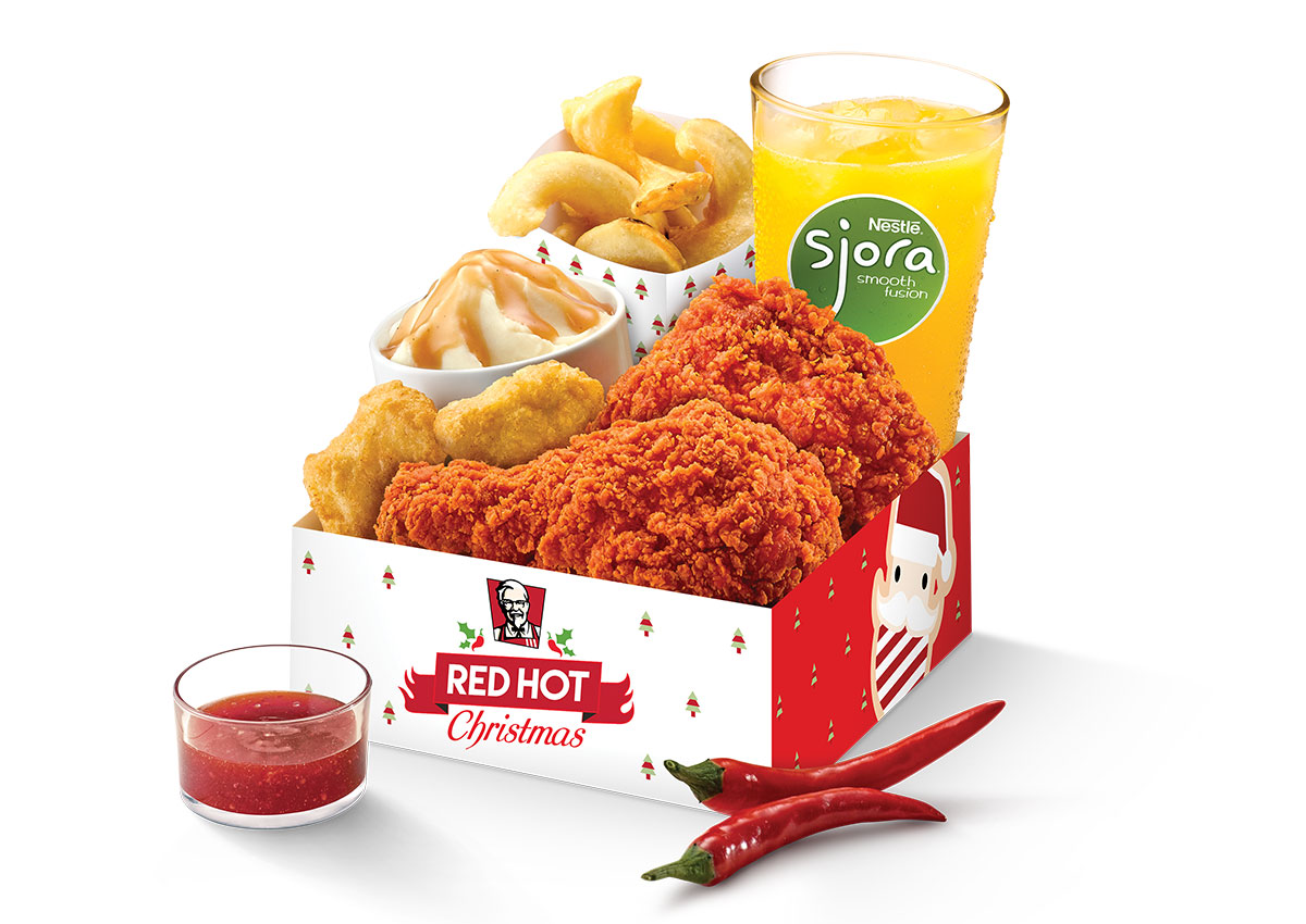 KFC's spicy Red Hot Chicken is back for Christmas.