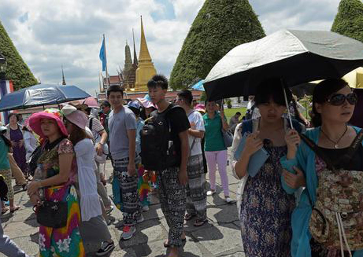 chinese tourist arrivals in thailand this year reach 1 million