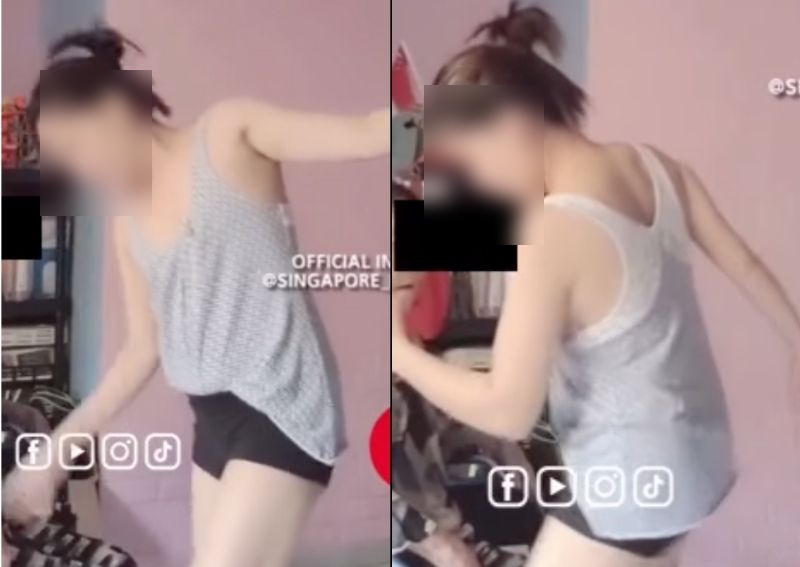 Maid films herself doing sexy TikTok dance in front of elderly woman ,  Singapore News - AsiaOne