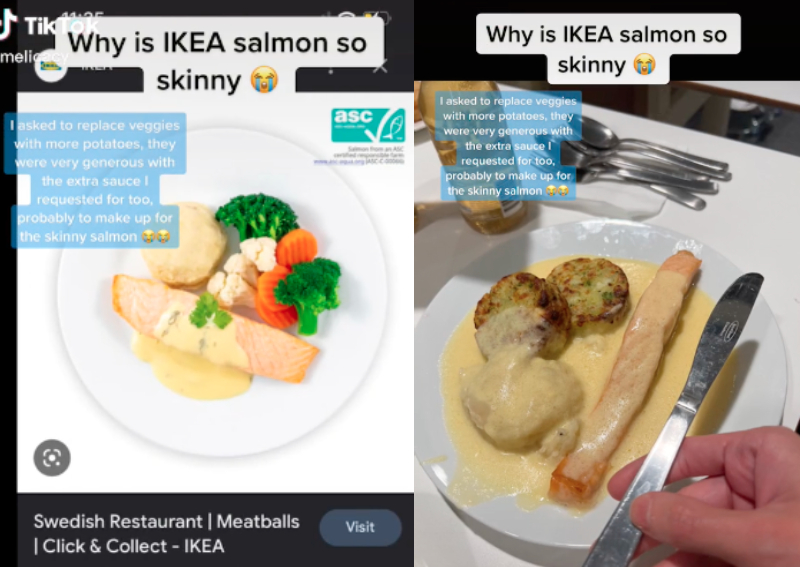 Salmon or fries? Woman shocked after receiving skinny fish at , News - AsiaOne