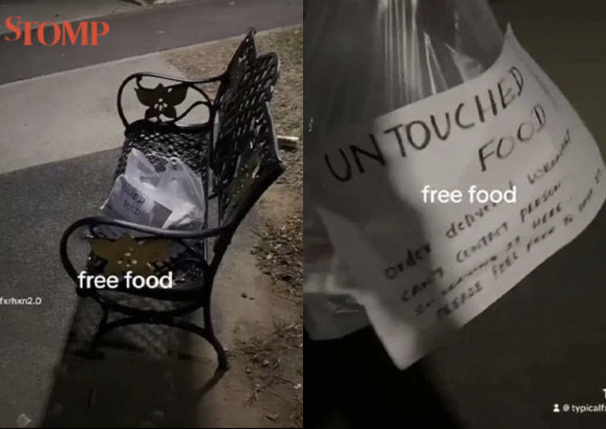 'Untouched food... feel free to have it': Punggol resident grateful for ...