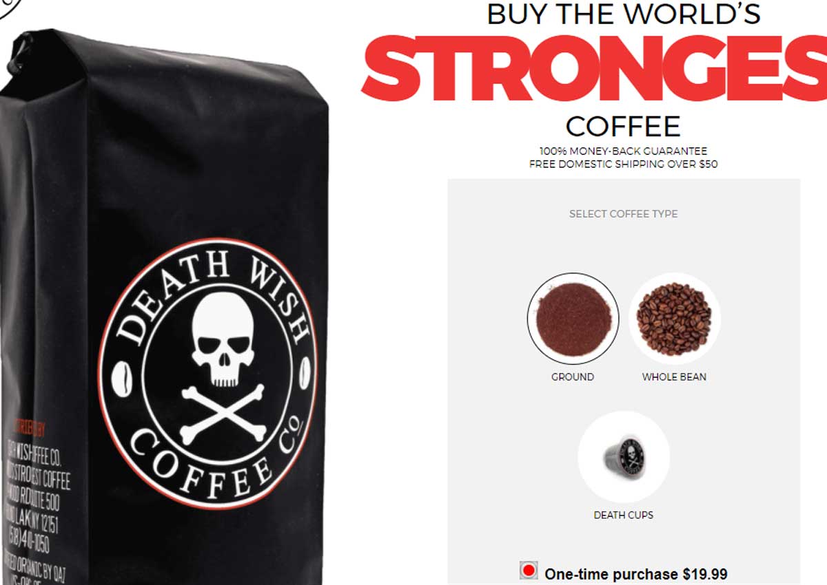 Cans of 'Death Wish' coffee recalled over possible toxin, World, Food