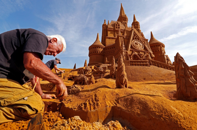 The magic of Disney sand sculptures