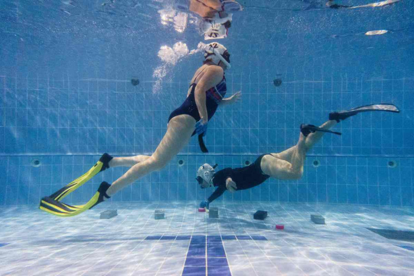 Different strokes Underwater hockey makes splash in Hong Kong, Asia