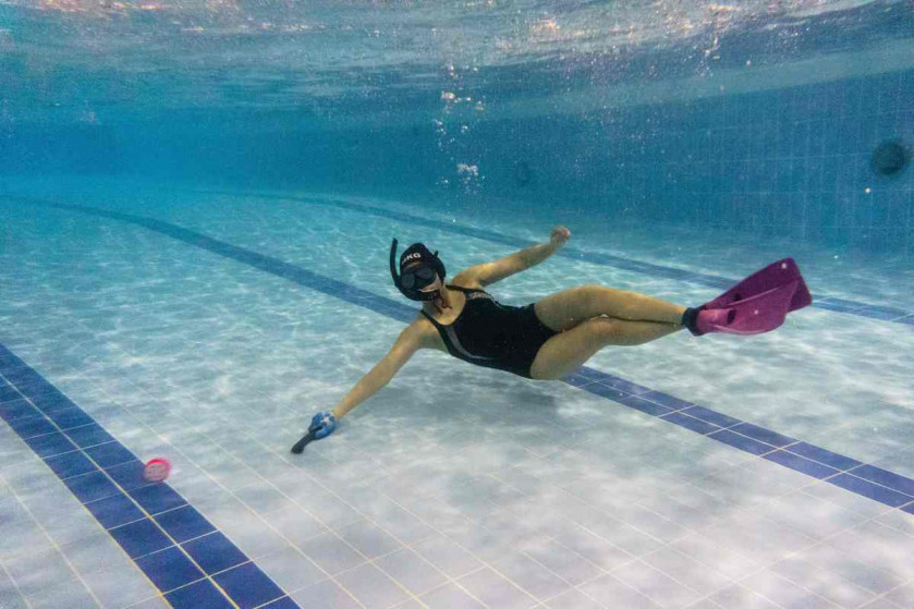 Different strokes Underwater hockey makes splash in Hong Kong, Asia