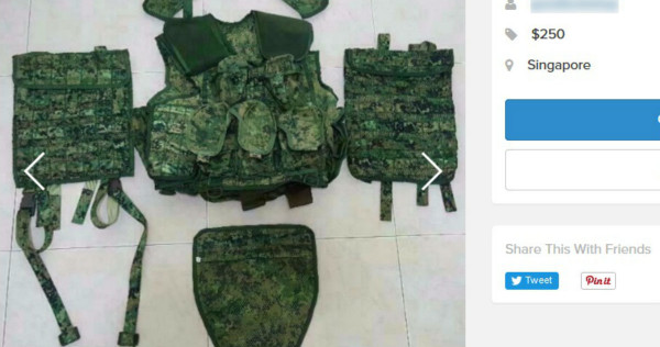 Army 'downgrader' lists vest, field 