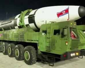 North Korea&#039;s Kim Jong-un vows to boost nuclear arsenal as parade shows ICBMs