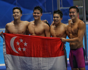 Asian Games: Swimmers claim first medal for Team Singapore, a bronze in men&#039;s 4x200m freestyle relay