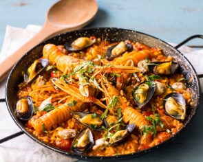 Lockdown cookup: Sally Abe&#039;s luxurious twist on the classic Spanish paella