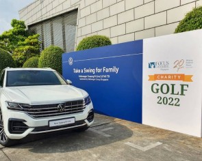 Volkswagen Singapore gives away car as prize at Focus On The Family charity golf tournament