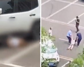 Horrific video: Man in China allegedly drives over girlfriend repeatedly in shock killing