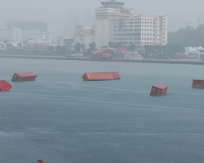Gone with the wind: 15 shipping containers fall into water at Keppel Terminal due to strong winds
