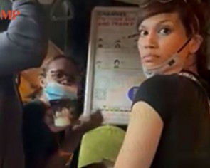 &#039;Drive carefully can or not?&#039; Bus passengers pull down masks to eat ice cream, taunt driver