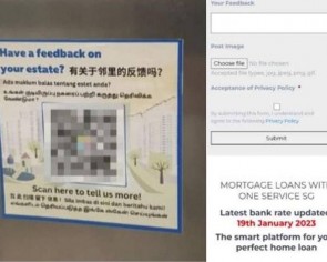 Phishing scam: Posters with fake QR code put up at HDB blocks in Bukit Batok
