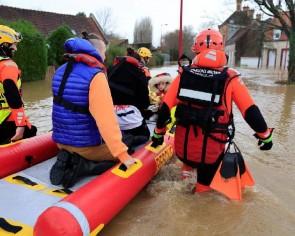 Floods and snow hit Northwest Europe after latest Atlantic storm