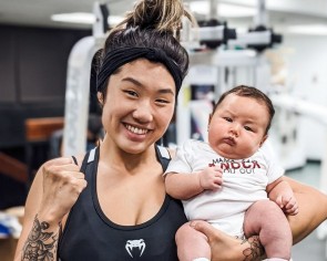 MMA star Angela Lee returns to training after giving birth, admits she &#039;felt like throwing up&#039;